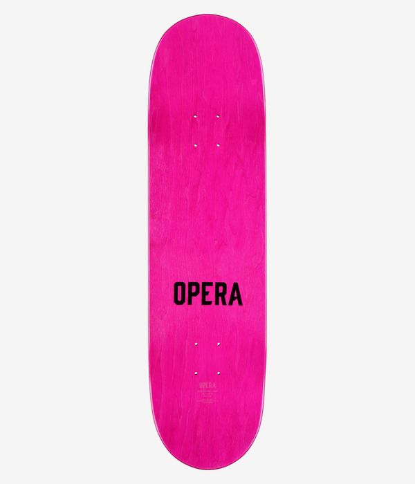 Opera Face 8.5" Skateboard Deck (holographic white)