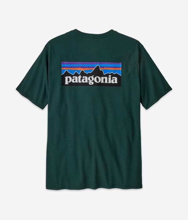 Patagonia P-6 Logo Responsibili T-shirt (cascade green)