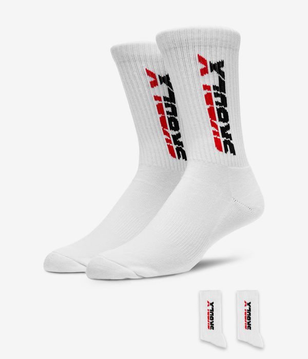 skatedeluxe Athletic Chaussettes US 6-13 (white) 3 Pack