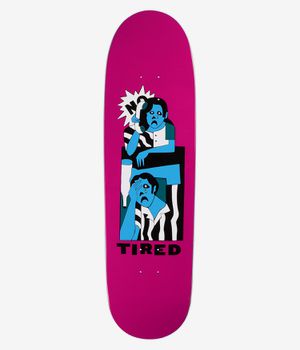 Tired Skateboards Sad Referees Shaped 8.75" Planche de skateboard (dark red)