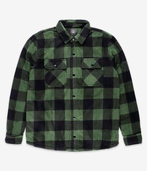 Volcom Bowered Fleece Shirt (dark pine)