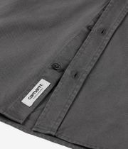 Carhartt WIP Bolton Oxford Hemd (graphite garment dyed)
