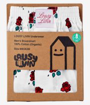 Lousy Livin Roses Boxershorts (white)