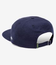 Magenta League 6 Panel Cap (navy blue)