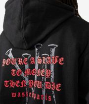 Wasted Paris Stake Zip-Sweatshirt avec capuchon (black)