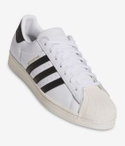 adidas Skateboarding Superstar ADV Shoes (white core black gold)