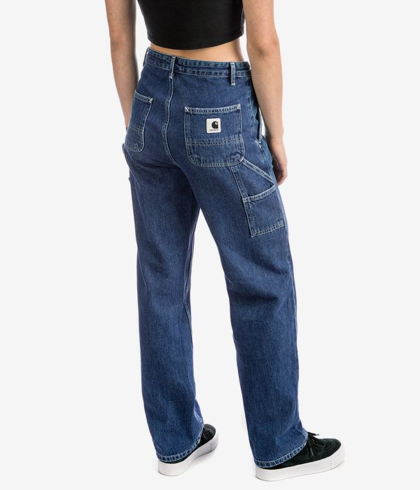 Shop Carhartt WIP Pierce Pant Straight Jeans women (blue stone washed) online | skatedeluxe
