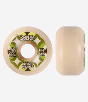 Bones STF Retros V5 Wheels (white green) 54mm 99A 4 Pack