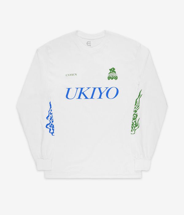 Evisen Ukiyo Camiseta de manga larga (white)
