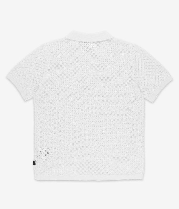 Former AG Crochet Knit Polo (bone)