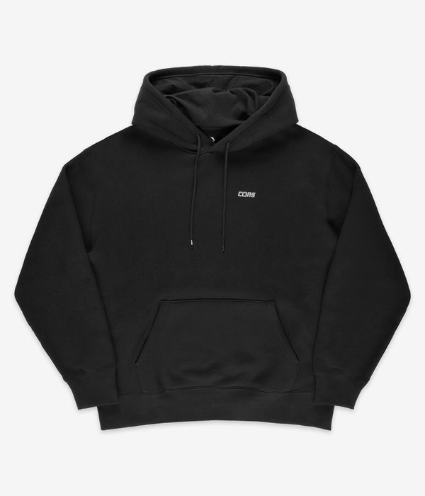 Black converse hoodie discount