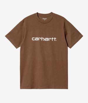 Carhartt WIP Script T-Shirty (tamarind white)