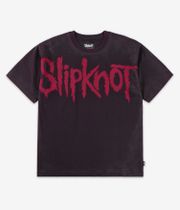 Welcome x Slipknot Barcode Overprint Knit T-Shirt (black red)