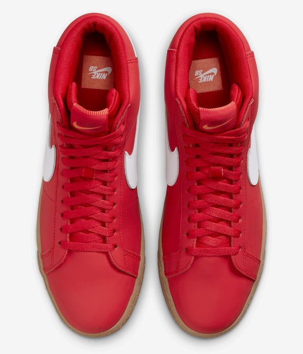 Nike SB Zoom Blazer Mid Iso Schoen (university red white)