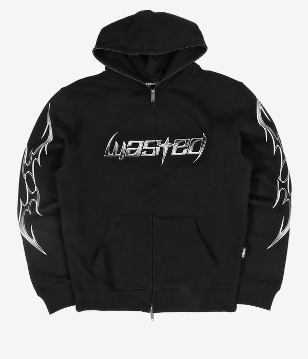 Wasted Paris Metal Blade Felpa Hoodie con zip (black)