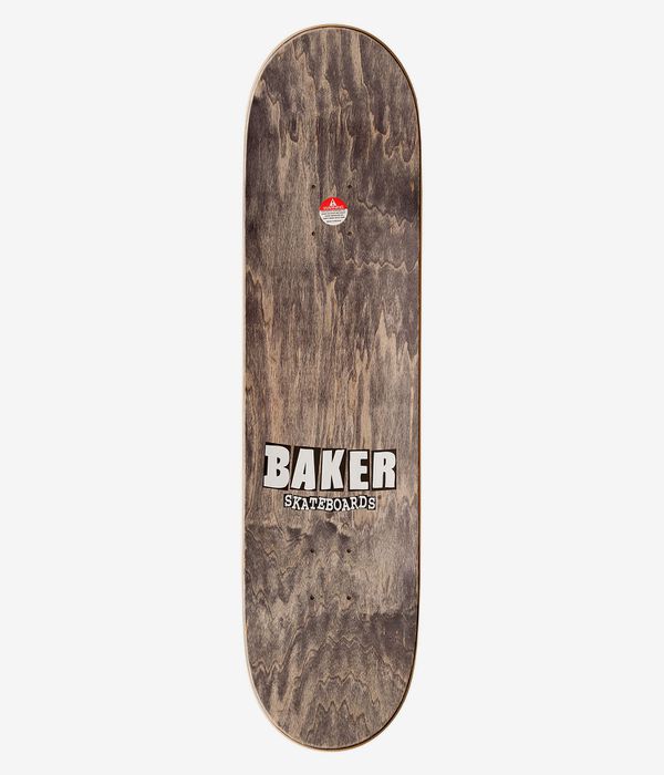 Baker Team Brand Logo 8.25" Planche de skateboard (white)