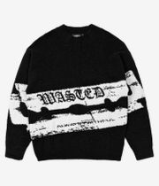 Wasted Paris Razor Pilled Sweater (black white)