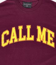 Call Me 917 Call Me Camiseta (burgundy)