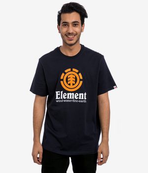 Element Vertical Camiseta (eclipse navy orange)