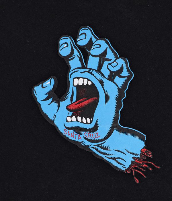 Santa Cruz Screaming Hand Chest Bluzy z Kapturem (black)