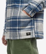 Vans Piedmont Plaid Shacket Jacket (oatmeal heather true navy)