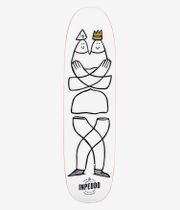 Inpeddo Smarty Shaped 8.5" Planche de skateboard (white)