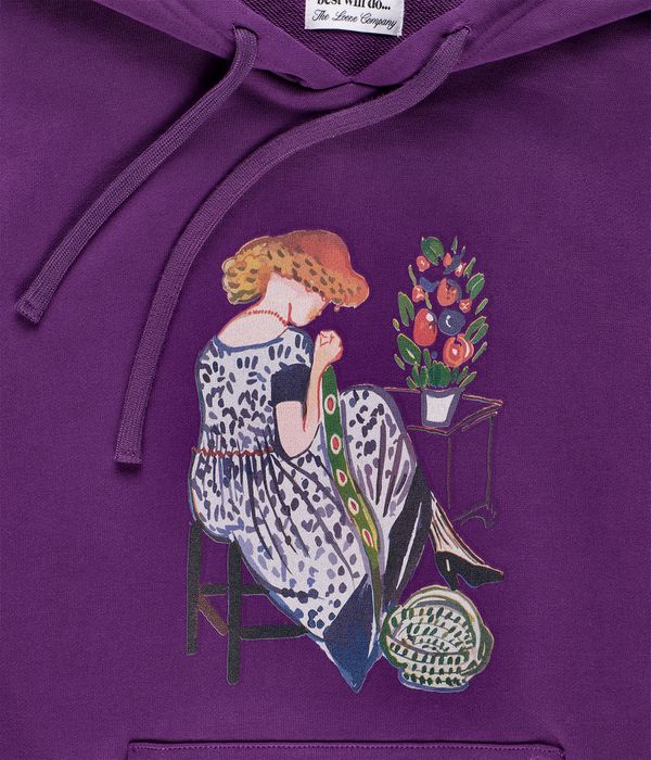 The Loose Company Crochet Bluzy z Kapturem (purple)