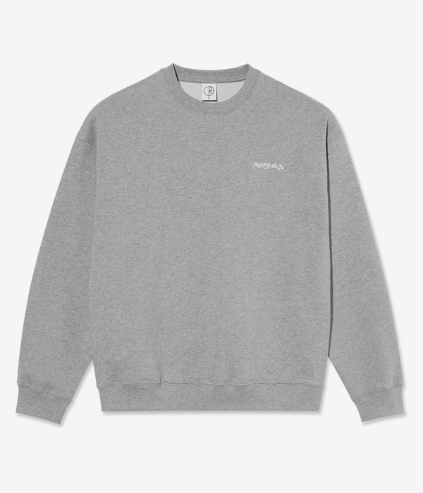 Polar Dave Surf Logo Felpa (heather grey)