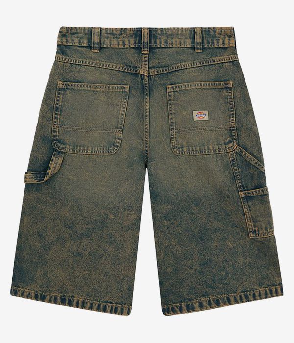 Dickies Carpenter Denim Jort Shorts women (yellow fade indigo)