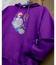 The Loose Company Crochet Sudadera (purple)