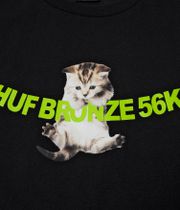 HUF x Bronze 56k Hang In There T-Shirty (black)