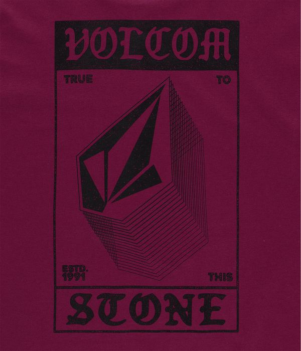 Volcom Globstok BSC Camiseta (wine)