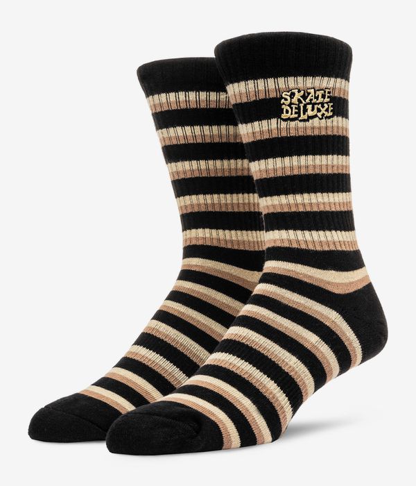 skatedeluxe Stripes Socks US 6-13 (black)