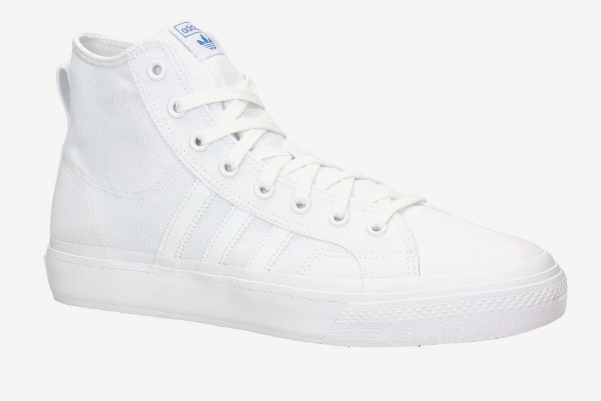 adidas Skateboarding Nizza Hi ADV Shoes (white white bluebird)