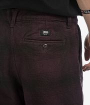 Vans Authentic Chino Loose Tapered Plaid Pantaloni (dark port black)
