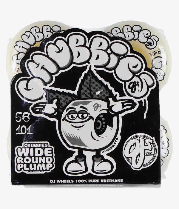OJ Throw Ups Chubbies Wheels (white) 56 mm 101A 4 Pack