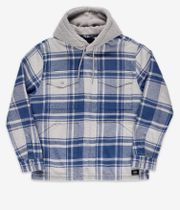 Vans Piedmont Plaid Shacket Jacket (oatmeal heather true navy)
