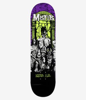 Zero x Misfits Earth A.D. 8.25" Skateboard Deck (gitd)