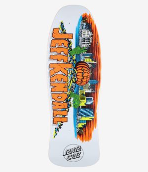 Santa Cruz Kendall Pumpkin Reissue 10" Skateboard Deck (white)