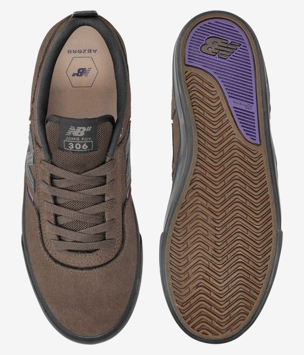 New Balance Numeric 306 Shoes (brown purple)