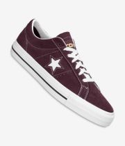 Converse CONS One Star Pro Suede Schuh (bloodstone white black)