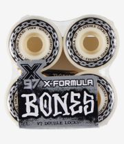 Bones X Formula V7 Double Locks Annuals Ruote (offwhite) 54 mm 97A pacco da 4
