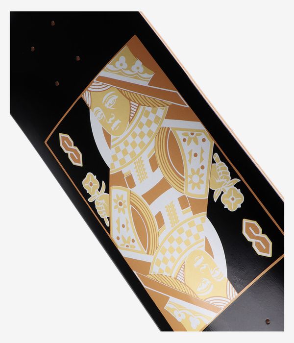 skatedeluxe Cards Twin Tail 8" Skateboard Deck (black)