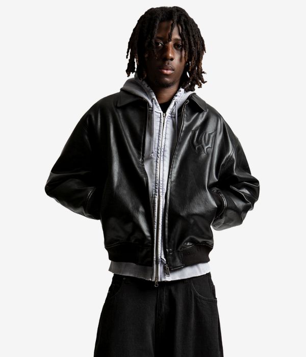 Wasted Paris Bury Varsity Veste (black)