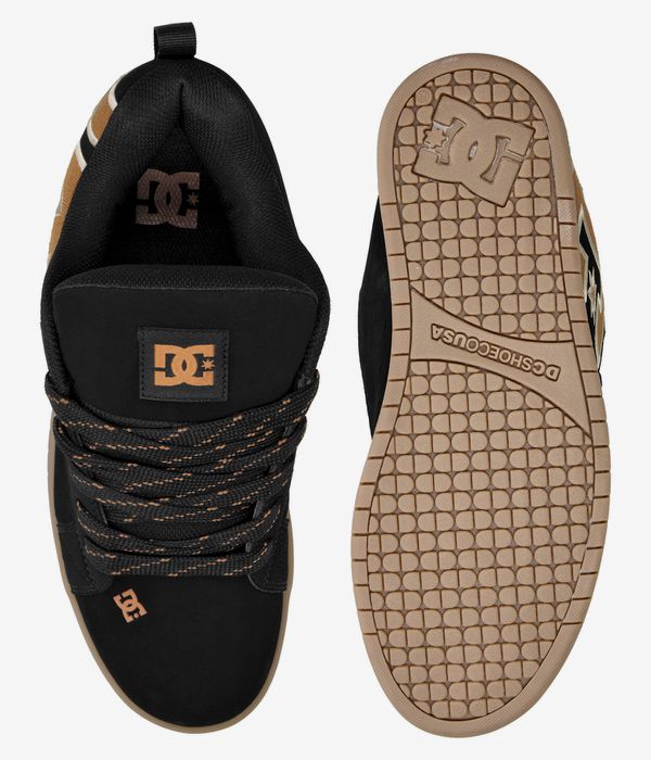 DC Court Graffik Schoen (black brown gum)