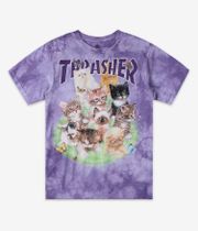 Thrasher x Mountain Gear Thrasher Kitten T-Shirt (purple)