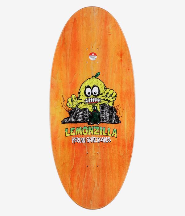 Heroin Skateboards Lemonzilla 13.5" Skateboard Deck (yellow)