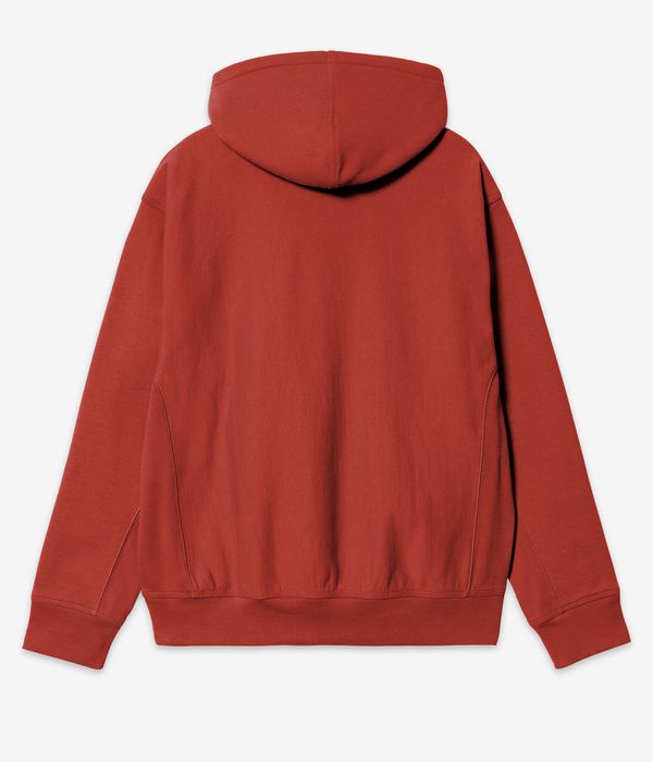 Carhartt WIP American Script Hoodie (oxide red)