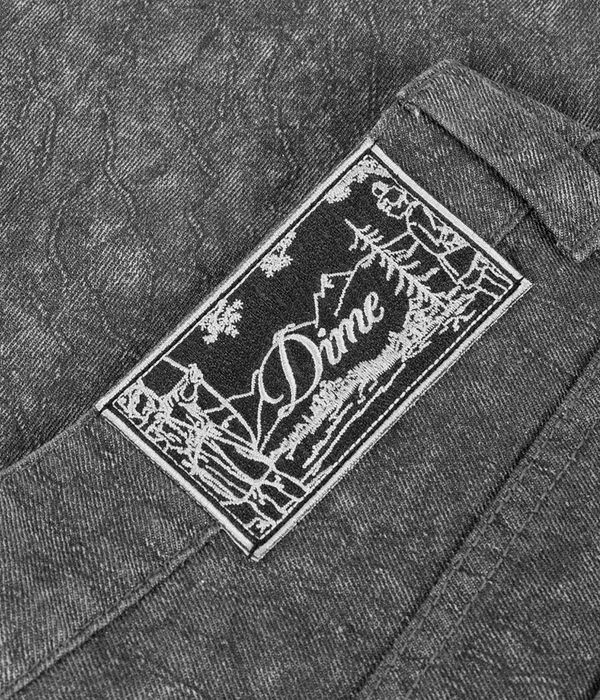 Dime Baggy Denim Jeans (electric charcoal)