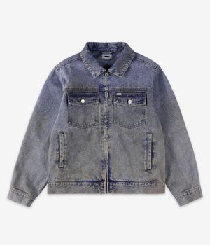 Obey Base Trucker Jacket (heavy vintage light indigo)